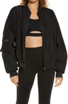 Alo Yoga It Girl Bomber Jacket In Black