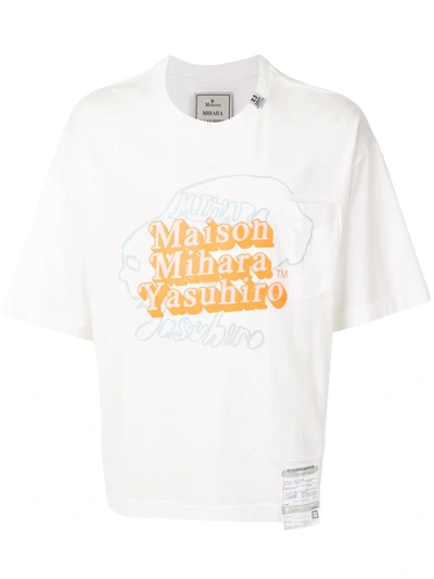 Miharayasuhiro Logo Print T-shirt In White