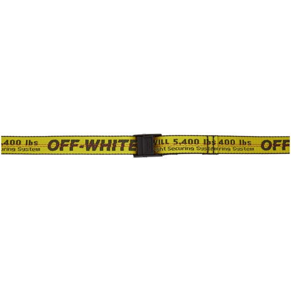 Off-white Yellow & Black Mini Industrial Belt | ModeSens
