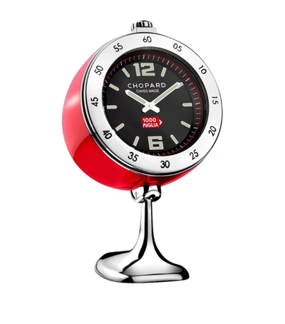Chopard Vintage Racing Table Clock In Silver