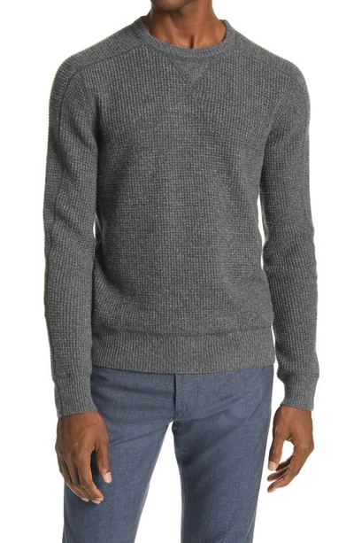 Rrl Cashmere Sweater In Dark Heather Grey