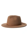 Brixton 'wesley' Wool Fedora In Coconut