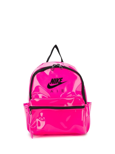 Nike Air Translucent Mini Backpack In Pink In Clear Pink Blast/ Black |  ModeSens