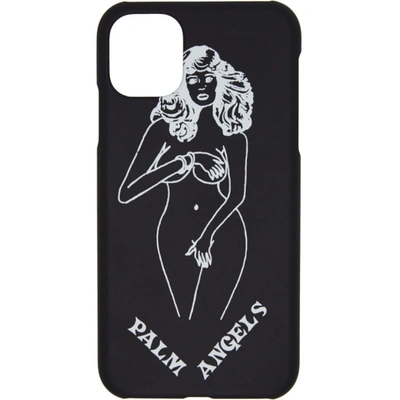 Palm Angels Black Graphic Iphone 11 Case