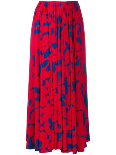 Marni Pleated Skirt In Multicolor