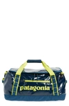 Patagonia Black Hole Water Repellent 40-liter Duffle Bag In Crater Blue-ctrb