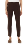 Lafayette 148 Gramercy Acclaimed Stretch Pants In Carob