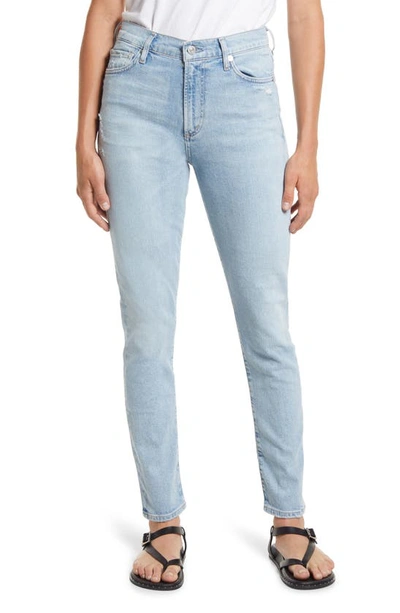Citizens Of Humanity Olivia High Waist Slim Jeans In La Lune