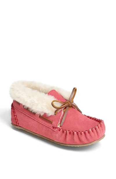 Minnetonka Kids' Charley Bootie In Hot Pink