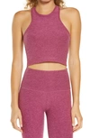 Beyond Yoga Studio Crop Tank In Desert Berry-blush Blooms