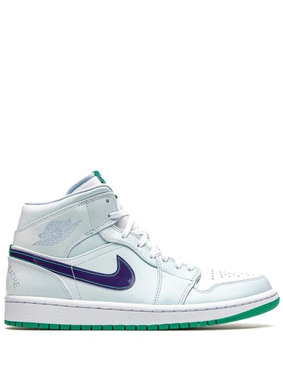 Jordan Air  1 Mid "hoops In White