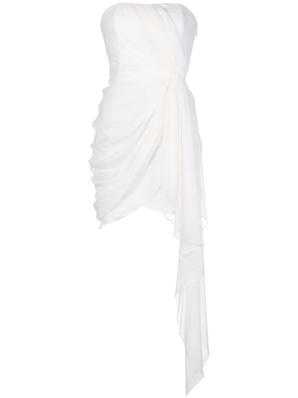 cinq a sept strapless dress