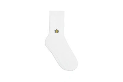 Pre-owned Kaws  X Dior Bee Socks White
