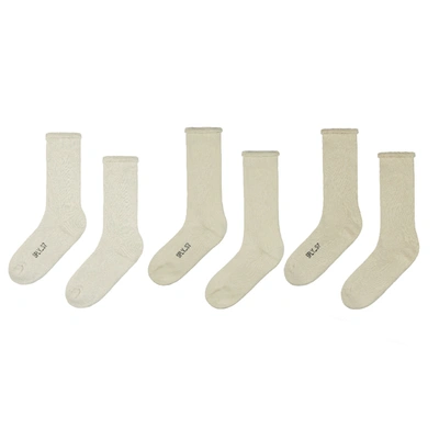Pre-owned Yeezy Bouclette Socks (3 Pack) Color One