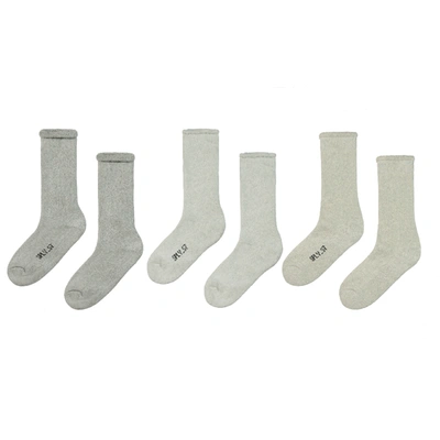 Pre-owned Yeezy Bouclette Socks (3 Pack) Color Two
