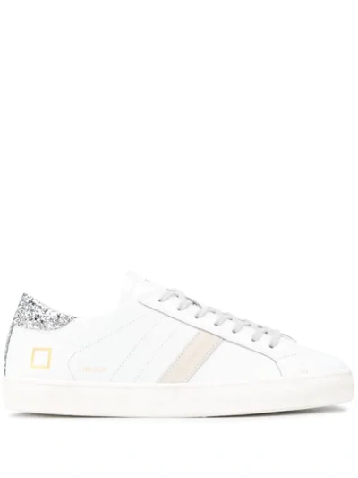 Date Hill Low Trainers In White Leather