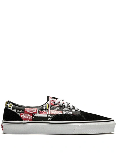 Vans Era "label Mix" Sneakers In Black