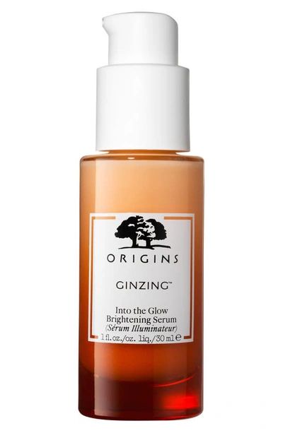 Origins Ginzing&trade; Into The Glow Brightening Serum 1.0 oz/ 30 ml In White