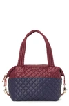 Mz Wallace Medium Sutton Quilted Shoulder Bag In Multi