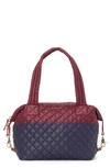 Maroon/Navy Colorblock