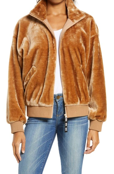 Ugg Laken Soft Teddy Jacket In Camel-neutral