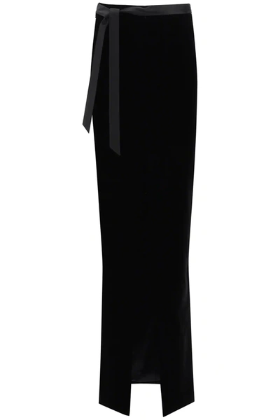 CISMARK Gonna Lunga Da Ballo In Seta Di Latte | Vestito Da Valzer E Latino | Taglia Unica (Vita 60-100 Cm) | Colori: Nero, Rosso, Blu, Rosa