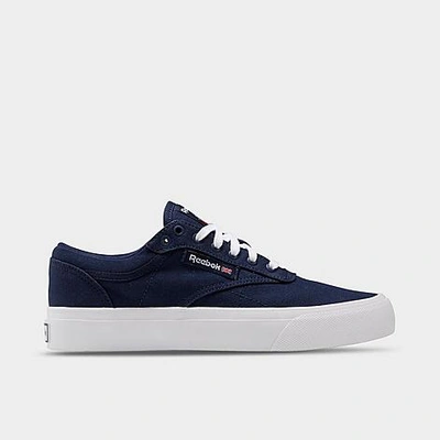 Reebok Women's Classics Club C Coast Casual Shoes In Vector Navy/white/ Rubber Gum