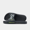 Superdry Men's Classic Pool Slide Sandals In Black/optic White
