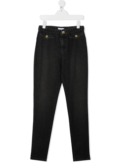 Chloé Teen Skinny Jeans In Black