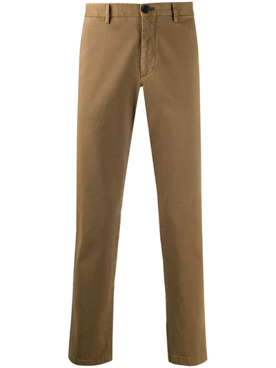 Ps By Paul Smith Slim-fit Chinos In Brown