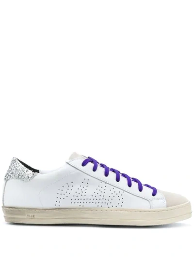 P448 John Low-top Trainers In White
