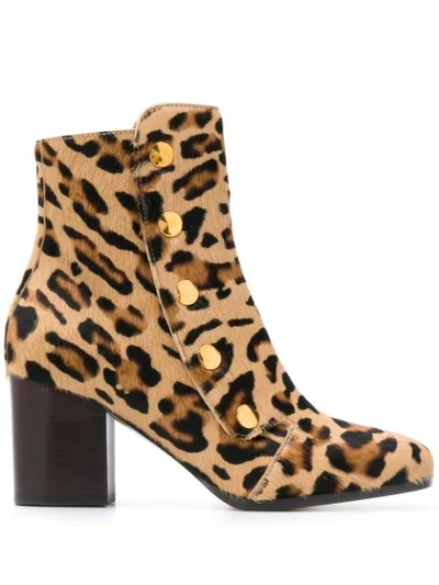 Mulberry Marylebone Ankle Boots In Yellow