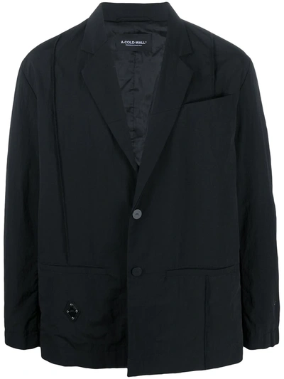 A-cold-wall* Rhombus Badge Blazer In Black