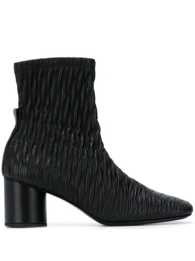 Jil Sander Paola 60mm Ankle Boots In Black