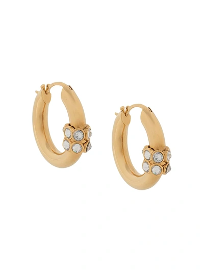 Chloé Egée Hoop Earrings In Gold