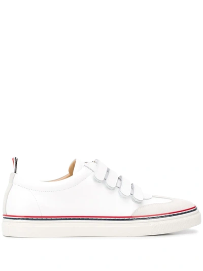 Thom Browne White Strap Low-top Trainers