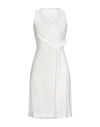 Patrizia Pepe Midi Dresses In White