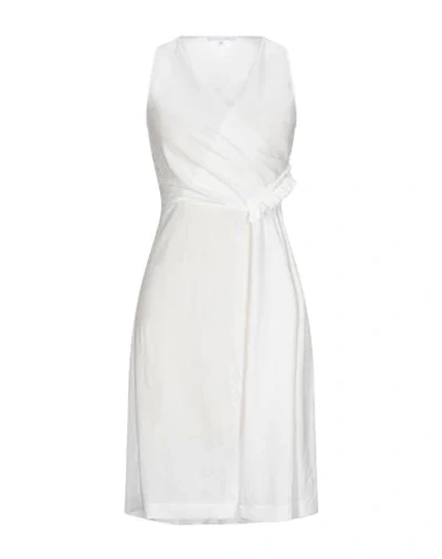 Patrizia Pepe Midi Dresses In White