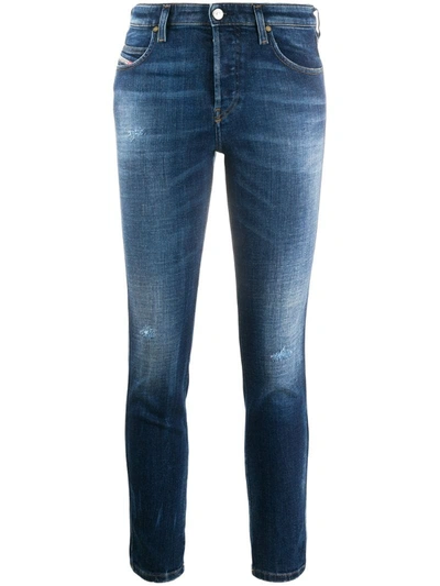 Diesel Babhila Skinny Jeans In Blue