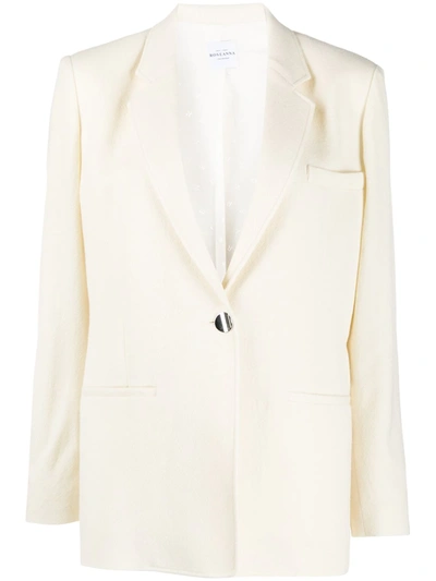 Roseanna Single-breasted Blazer In Neutrals