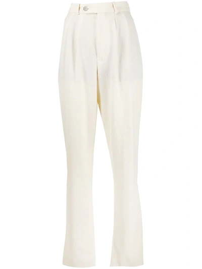 Roseanna Tapered Straight-leg Trousers In Neutrals