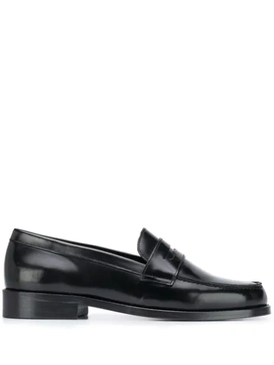 Roseanna Penny Slip-on Loafers In Black