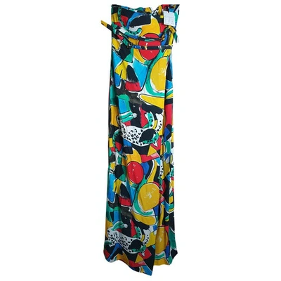 Pre-owned Stella Jean Maxi Dress In Multicolour