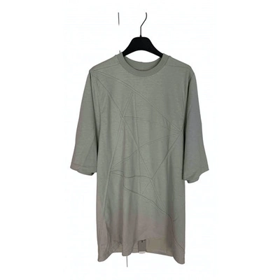 Pre-owned Rick Owens Grey Cotton T-shirts