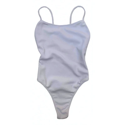 Pre-owned Eres One-piece Swimsuit In White