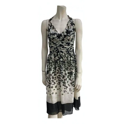 Pre-owned Ann Taylor Lace Mid-length Dress In Black