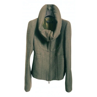 Pre-owned Calvin Klein Collection Green Wool Jacket