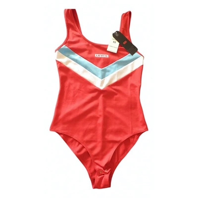 Pre-owned Levi's Red Swimwear