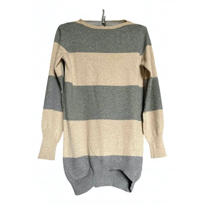 Pre-owned Mauro Grifoni Wool Jumper In Camel