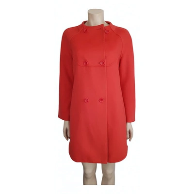 Pre-owned Ermanno Scervino Wool Coat In Red